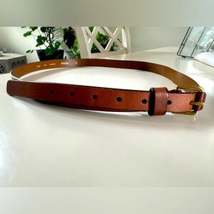 Fossil Brown Leather Belt